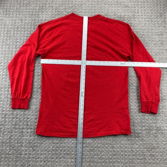 Vintage Belton Shirt Men Large L Red S. Padre Island Texas Sailboats Dolphins - Picture 13 of 15